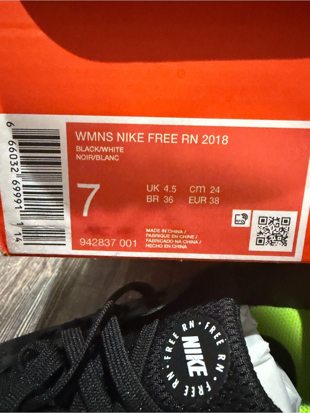 NIKE FREE RN - Picture 10 of 12